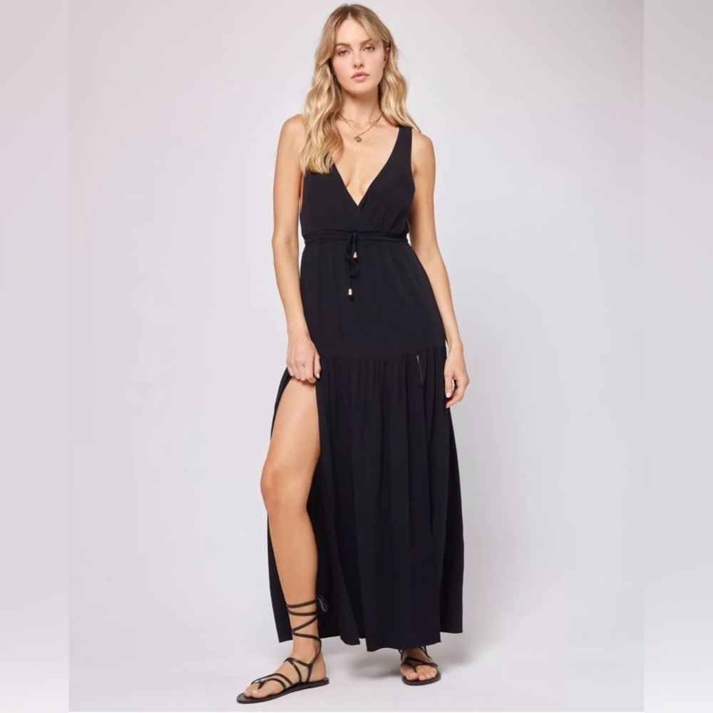 L*Space as sold on REVOLVE NWT Emma cover up in Black size size S Small women